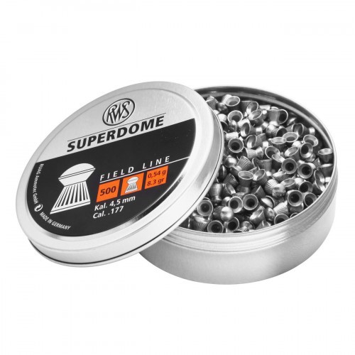 Пульки для пневматики RWS Superdome Полусферические 4.5 мм 0.54 г (500 шт)