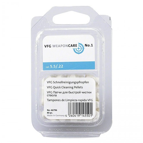 Патч войлочный для чистки пневматики VFG 66796 для 5.5 мм 80 шт
