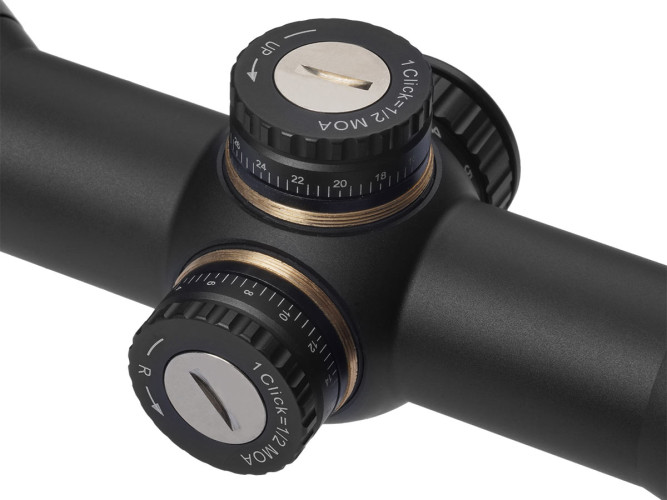 Прицел оптический Gaut Amber 2-8x36 Сетка 27 (Mil-Dot) / Подсветка красная