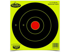 Мишень самоклеящаяся осыпающаяся Birchwood Dirty Bird Yellow Bull's-eye Target, 8", 8шт.