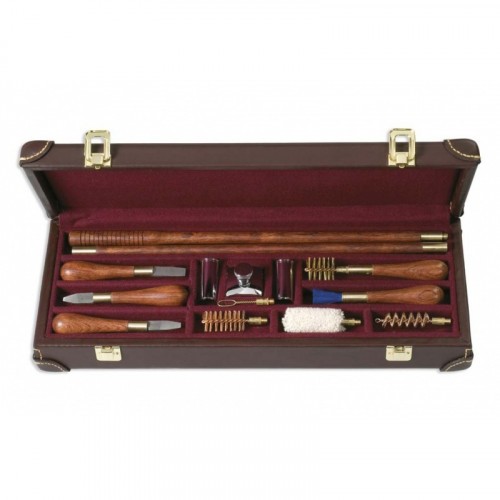 Набор для чистки гладкоствольного оружия Stil Crin Exclusive для 12 калибра в деревянном футляре