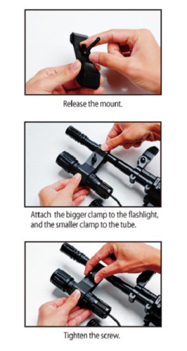 Кронштейн для фонаря диаметр ствола 15-20мм