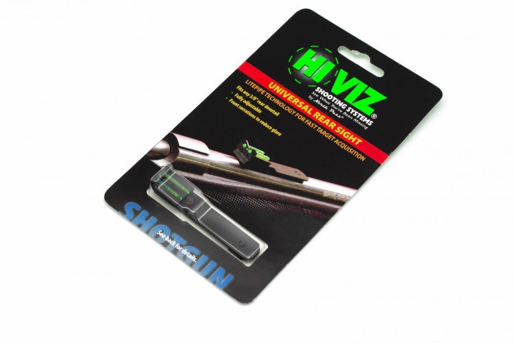 Целик оптоволоконный HiViz Rifle / Shotgun для оружия на ласточкин хвост 9.5 мм Зелёный