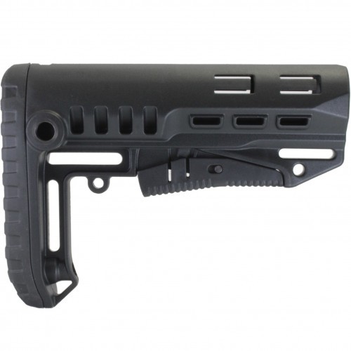 Приклад телескопический DLG Tactical TBS Compact (DLG055) для трубки Mil-spec Чёрный