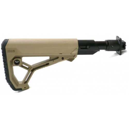 Приклад телескопический Fab Defense M4-VEPR FK SB GL-CORE для Вепрь 12 с амортизатором Койот