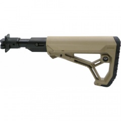 Приклад телескопический Fab Defense M4-VEPR FK SB GL-CORE для Вепрь 12 с амортизатором Койот