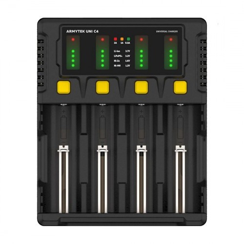 Зарядное устройство Armytek Uni C4 на 4 канала по 2A