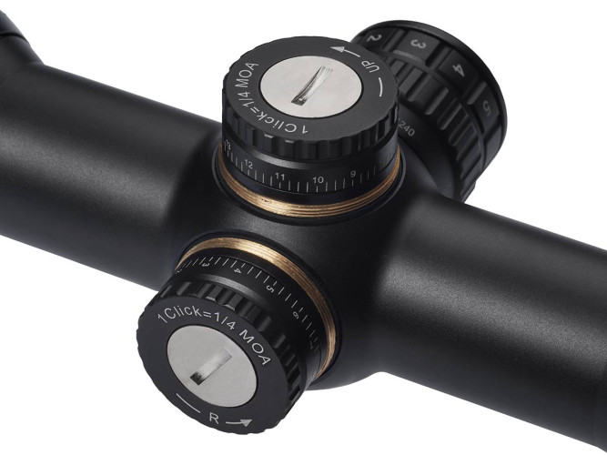 Прицел оптический Gaut Amber 3-12x40 SF Сетка 27 (Mil-Dot) / Подсветка красная