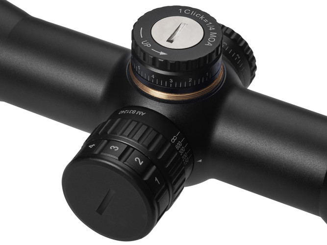 Прицел оптический Gaut Amber 3-12x40 SF Сетка 27 (Mil-Dot) / Подсветка красная
