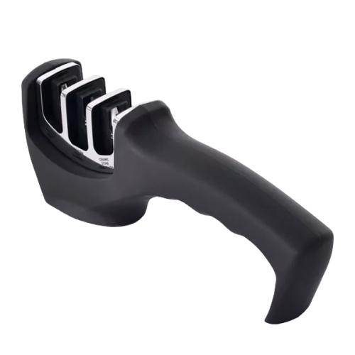 Точилка для ножей Стикхант Zhaolida 3 в 1 Чёрный