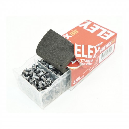 Пульки для пневматики Eley Tenex Air Плоские 4.5 мм 0.53 г (450 шт)