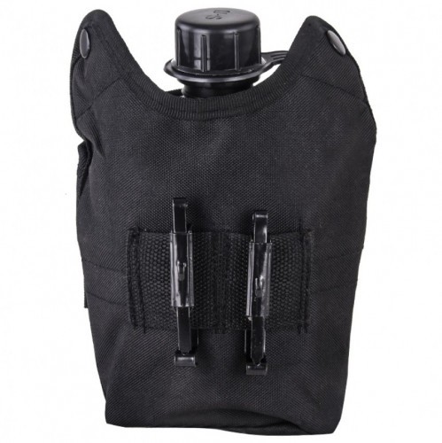 Фляга PMX-9 1L с котелком Чёрный