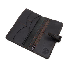 Портмоне Пергама Утки из натуральной кожи Чёрный