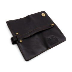 Портмоне Пергама Утки из натуральной кожи Чёрный