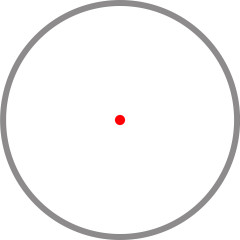 Прицел коллиматорный Vector Optics Nautilus 1X30 IR FP WP (SCRD-26llP) Закрытый DOT 3 MOA