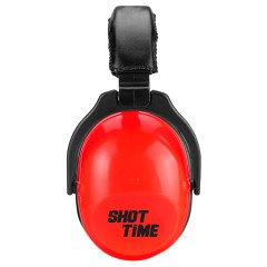Наушники пассивные ShotTime 15  с поролоновыми амбушюрами NRR 22 ДБ Красный