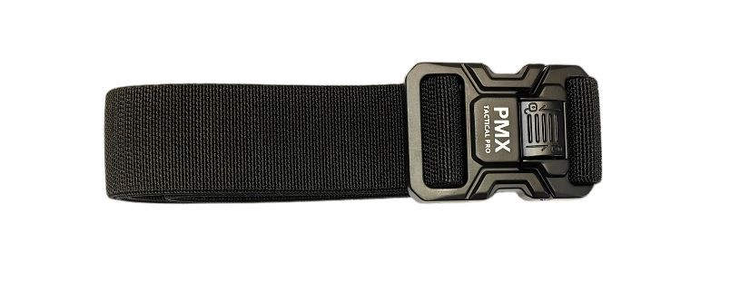 Ремень брючный PMX-82 с металлической застёжкой Чёрный