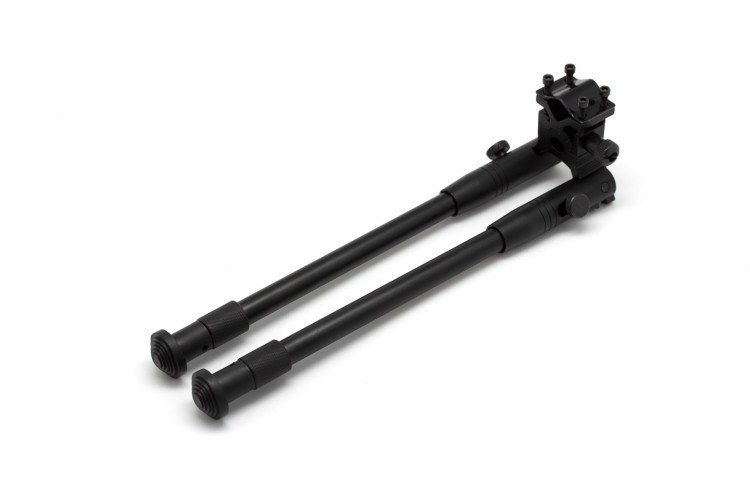 Сошки телескопические Стикхант STS-03 с креплением на ствол и планку Вивера (Weaver)