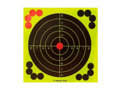 Мишень самоклеящаяся осыпающаяся Stalker круглая 30.5х30.5см D 26 см 5 штук