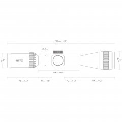 Прицел оптический Hawke Airmax WA 4-12X40 SFP AO WP (13130) Сетка AMX