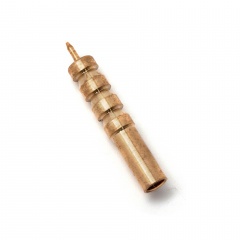 Вишер короткий ЧИСТОGUN 38J для чистки оружия .38 калибра Мама 12/28 Латунь