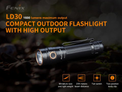 Фонарь повседневный Fenix LD30AKB Свет - Белый (Холодный) 1600 lm 205 м