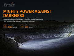 Фонарь повседневный Fenix LD30AKB Свет - Белый (Холодный) 1600 lm 205 м