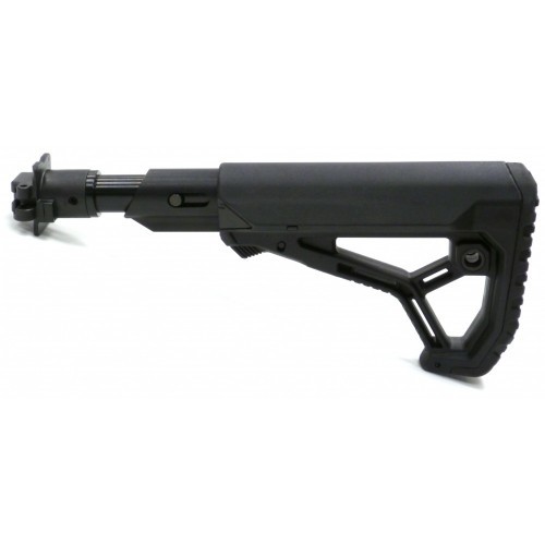 Приклад телескопический Fab Defense M4-VEPR FK SB GL-CORE для Вепрь 12 с амортизатором Чёрный
