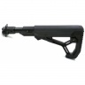 Приклад телескопический Fab Defense M4-VEPR FK SB GL-CORE для Вепрь 12 с амортизатором Чёрный