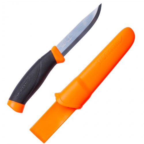 Нож фиксированный Morakniv Companion (11824) клинок 10 см Оранжевый