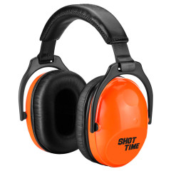 Наушники пассивные ShotTime 15  с поролоновыми амбушюрами NRR 22 ДБ Оранжевый