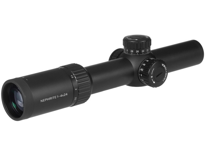 Прицел оптический Gaut Nephrite 1-4x24 Сетка 60 / Подсветка красная