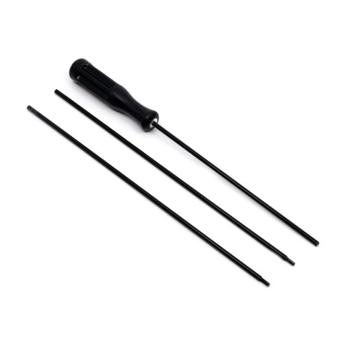 Набор для чистки нарезного оружия Stil Crin 111_4,5 Папа 5/40 (М3) для 4.5 мм калибра с металлическим шомполом в оплетке