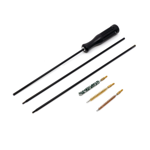 Набор для чистки нарезного оружия Stil Crin 111_4,5 Папа 5/40 (М3) для 4.5 мм калибра с металлическим шомполом в оплетке