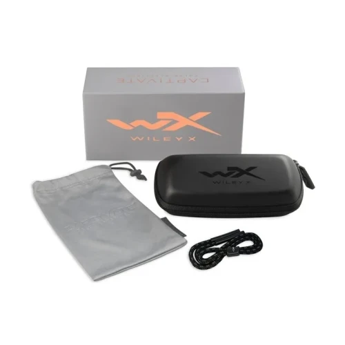 Очки баллистические стрелковые Wiley X Breach CCBRH01 Polarized Серые Captivate 15%