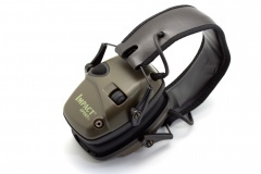 Наушники активные стрелковые Honeywell Howard Leight Impact Sport R-01526 22-82 ДБ Олива