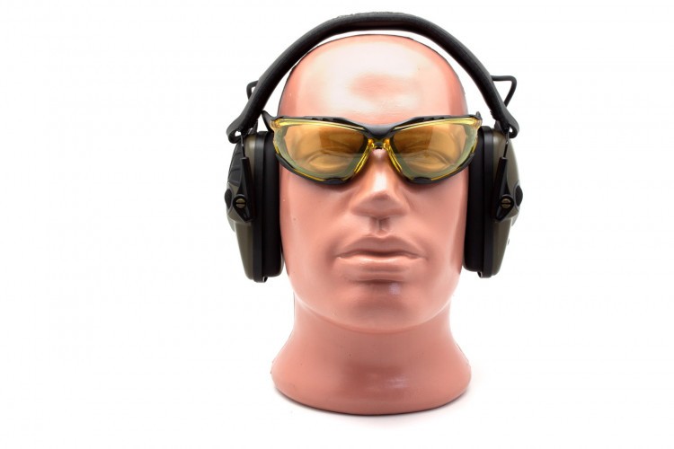 Наушники активные стрелковые Honeywell Howard Leight Impact Sport R-01526 22-82 ДБ Олива