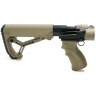 Приклад телескопический Fab Defense M4-SVD SB GL-CORE для СВД / Тигр с амортизатором Койот