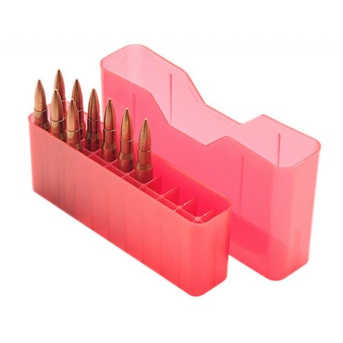 Коробка MTM Slip Top J-20-XS-29 для хранения 20 патронов до .223 калибра Розовый