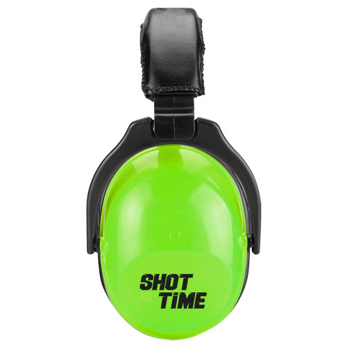 Наушники пассивные ShotTime 15  с поролоновыми амбушюрами NRR 22 ДБ Салатовый