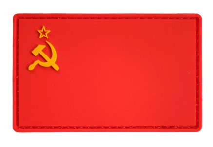 Шеврон тактический RusForce Флаг СССР 8*5 см красный