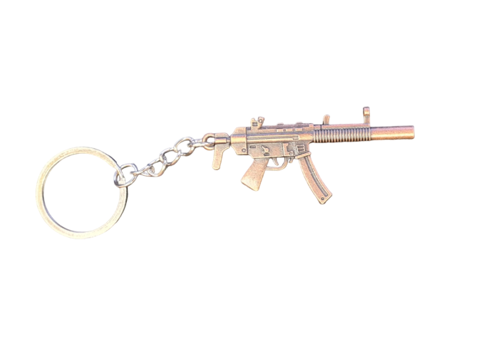Брелок Microgun S Пистолет-пулемет Heckler and Koch MP5 SD Медный