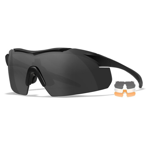 Очки баллистические стрелковые Wiley X Vapor Comm 3LS 3552 Прозрачные 90% Серые 15% Рыжие 60%