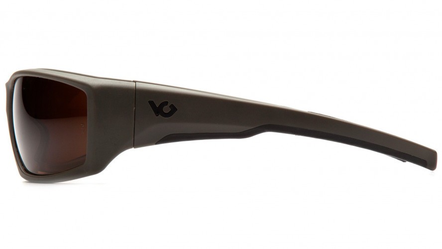 Очки баллистические стрелковые Pyramex Overwatch VGSG718T Anti-fog Коричневые 23%