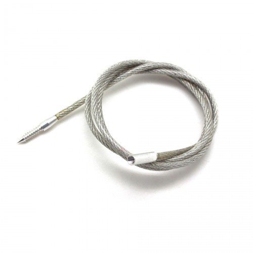 Шомпол гибкий ЧИСТОGUN CHS-2-70 универсальный для .22 - 12 калибра Мама 8/32 D=5 мм L=70 см Сталь