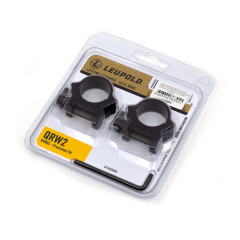 Кольца для прицела Leupold QRW2 (174064) быстросъемные D=25.4 мм H=6 мм на Weaver | Низкий