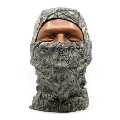 Маска балаклава Стикхант Спец летняя трикотажная 4 в 1 Зеленый Питон