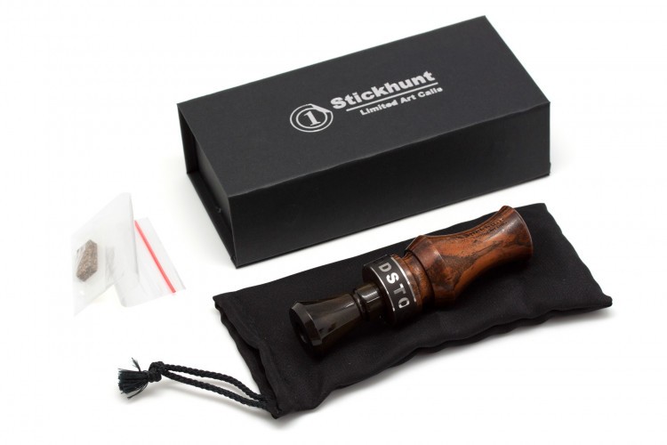 Манок духовой на утку акриловый Stickhunt ArtCalls Woodstock Бокоте 1 лепесток Чёрное золото