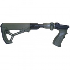 Приклад телескопический Fab Defense M4-SVD SB GL-CORE для СВД / Тигр с амортизатором Зелёный