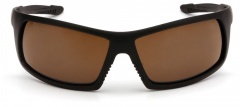 Очки баллистические стрелковые Pyramex Stonewall VGSB418T Anti-fog Коричневые 23%